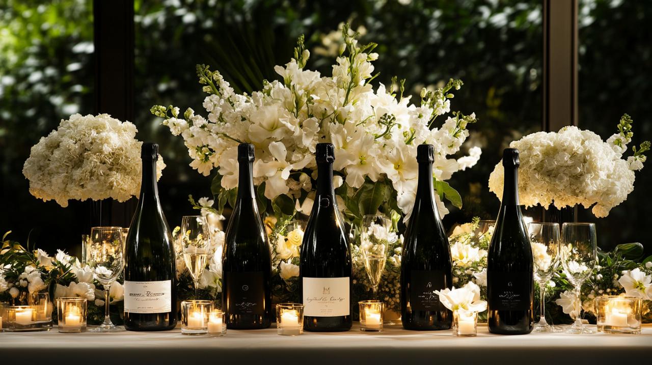 Comment choisir des vins et champagnes pour votre mariage selon votre menu et budget